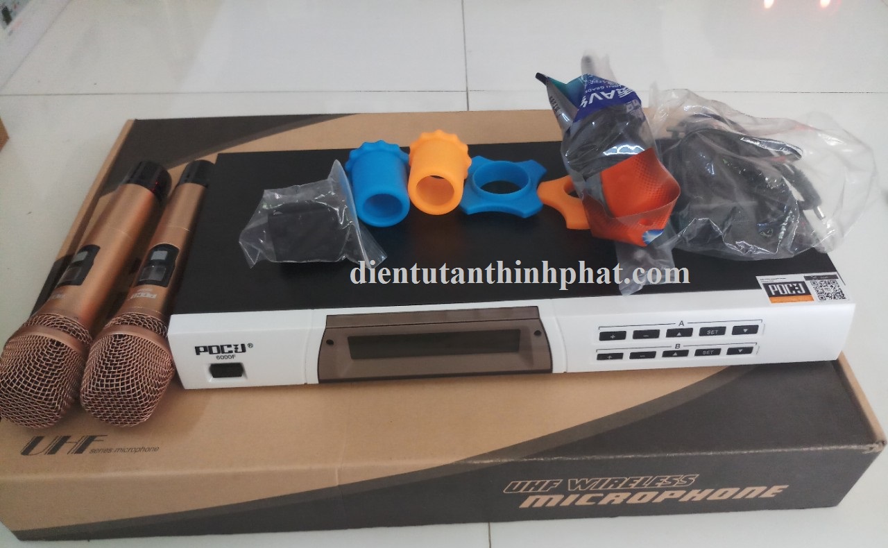 Micro không dây pdcj 6000f hàng chính hãng
