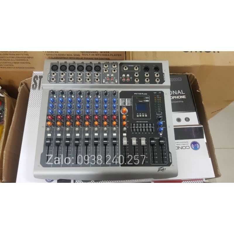 Bàn mixer peavey PV10/4USB có bluetooth 