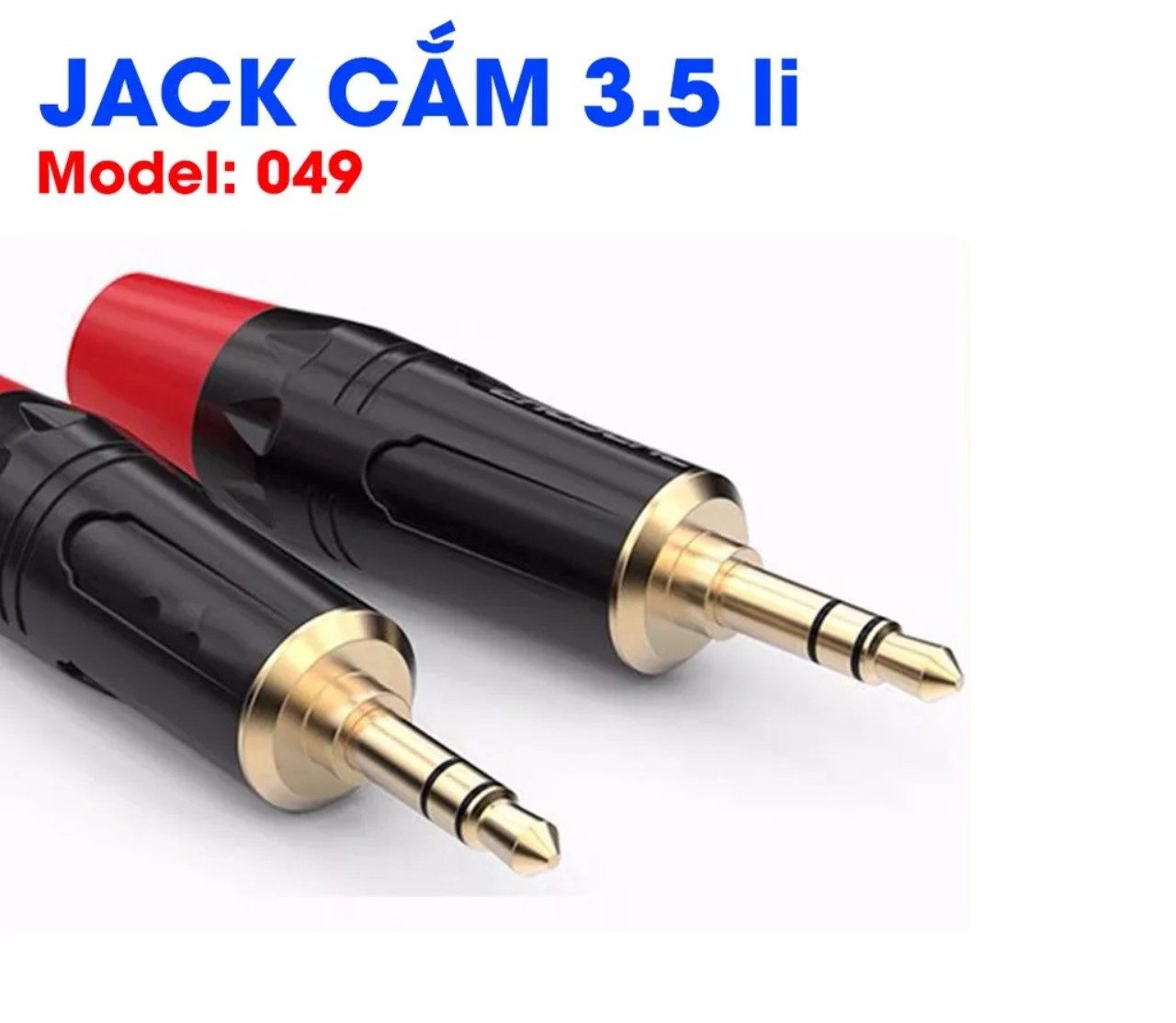 Jack 3 li 3.5mm 3 ngấn kết nối âm thanh, Micro đa năng, tiện lợi, chất liệu đồng nguyên chất giá 1 cái