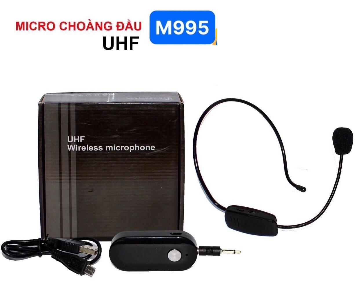 Micro choàng đầu M995 sóng UHF