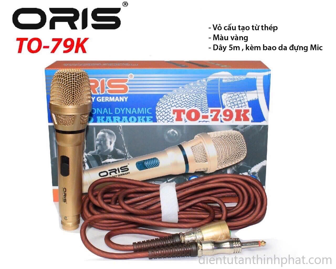 Micro có dây oris TO-79K chống hú rít, hát nhẹ