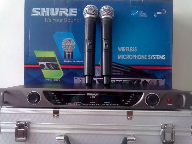 Micro không dây shure u930 hàng chuẩn loại 1