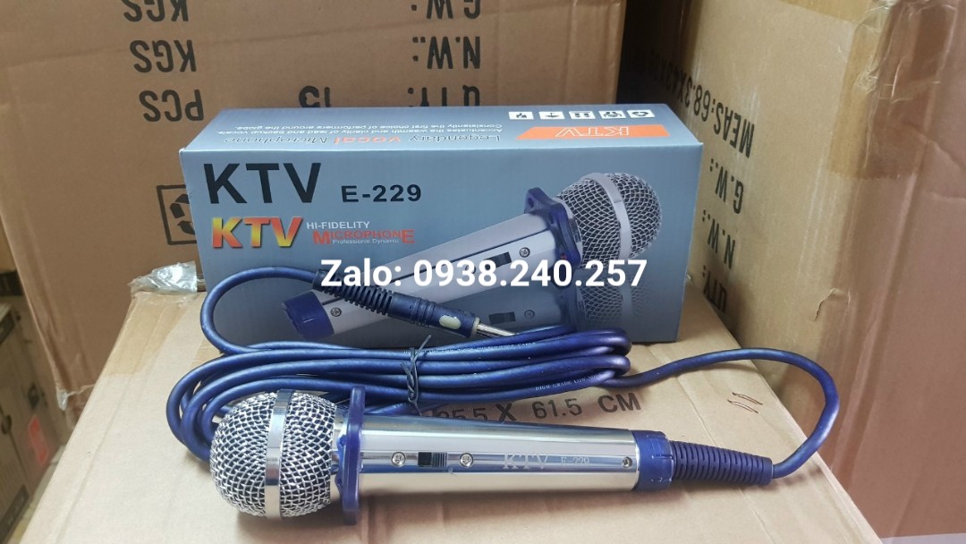 Micro có dây karaoke KTV E-229