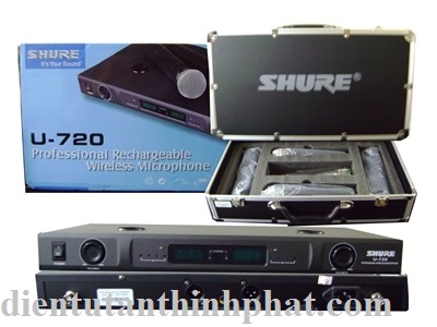 Micro không dây shure u720 hàng loại 1