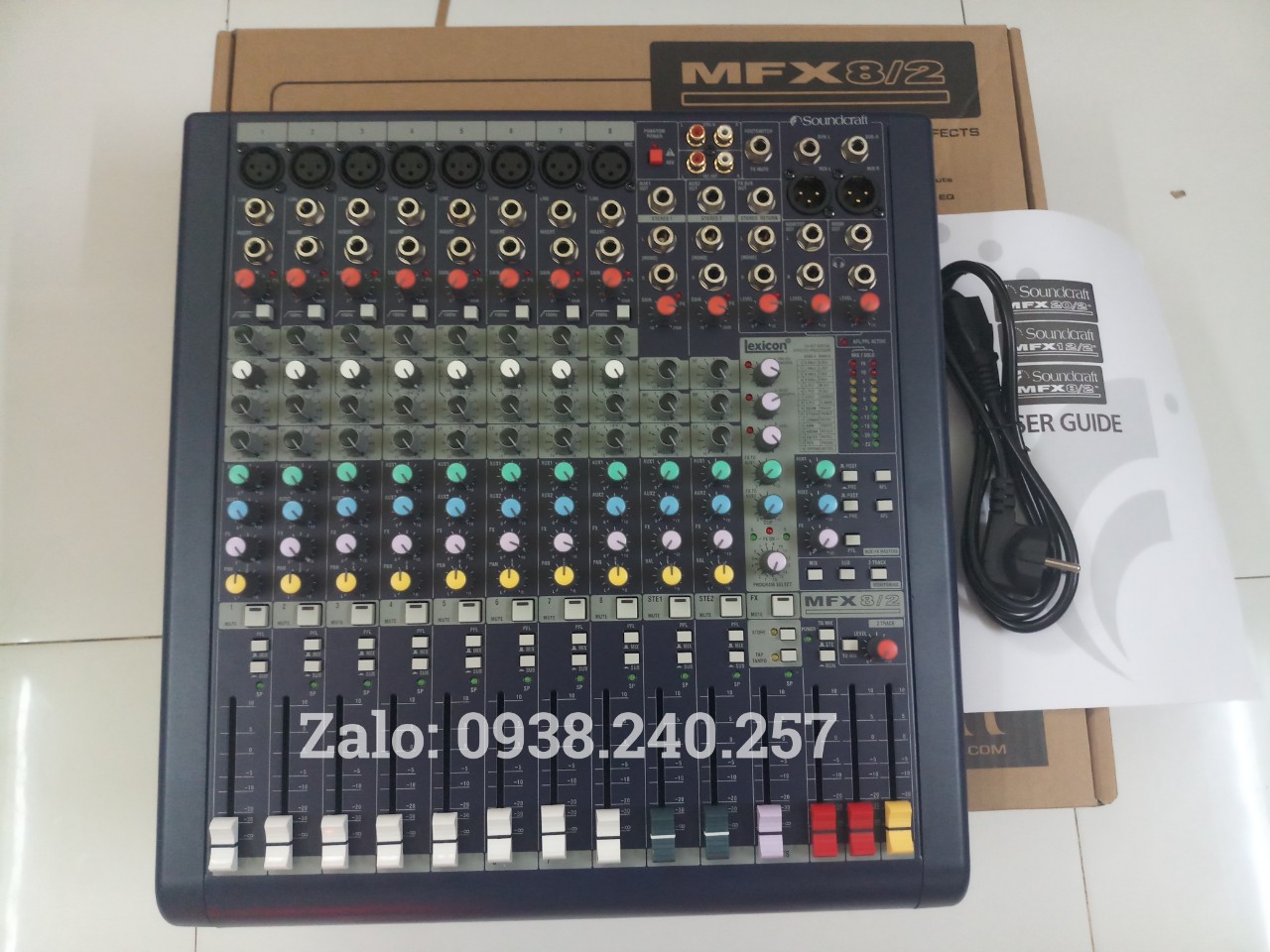 Mixer soundcraft mfx8/2 hàng loại 1