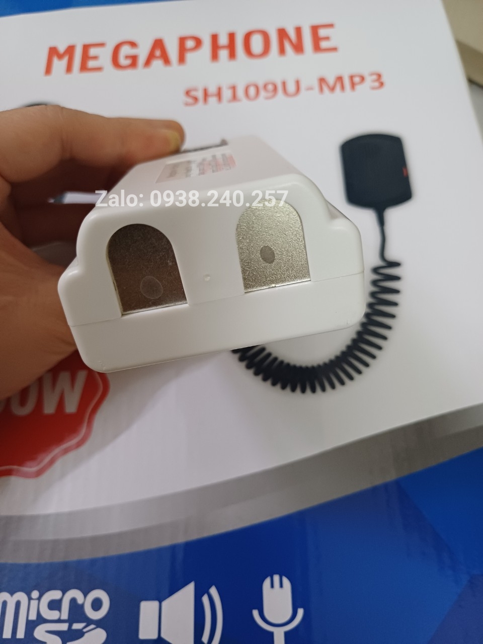 Pin loa phóng thanh 100W SUNRISE SH109U-MP3