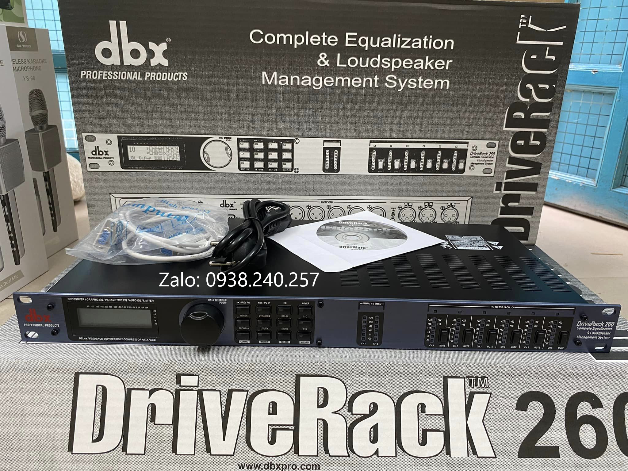 Dbx driverack 260 hàng chuẩn loại 1