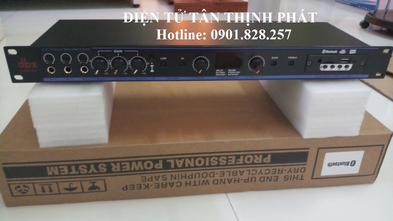 Vang cơ chống hú DBX dsp 99 có Bluetooth + usb+ ngõ thẻ nhớ