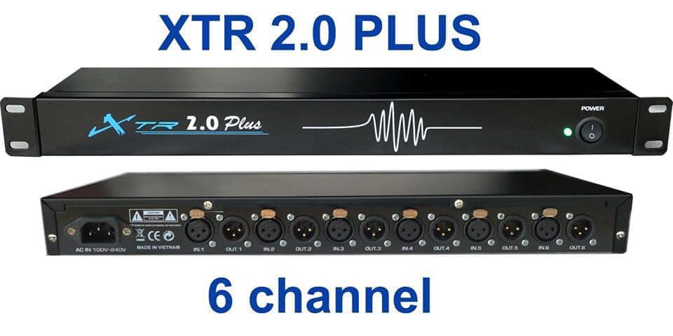 Thiết bị chống hú micro Feedback XTR 2.0 Plus 6 channel hàng chính hãng việt nam có tem chống hàng giả