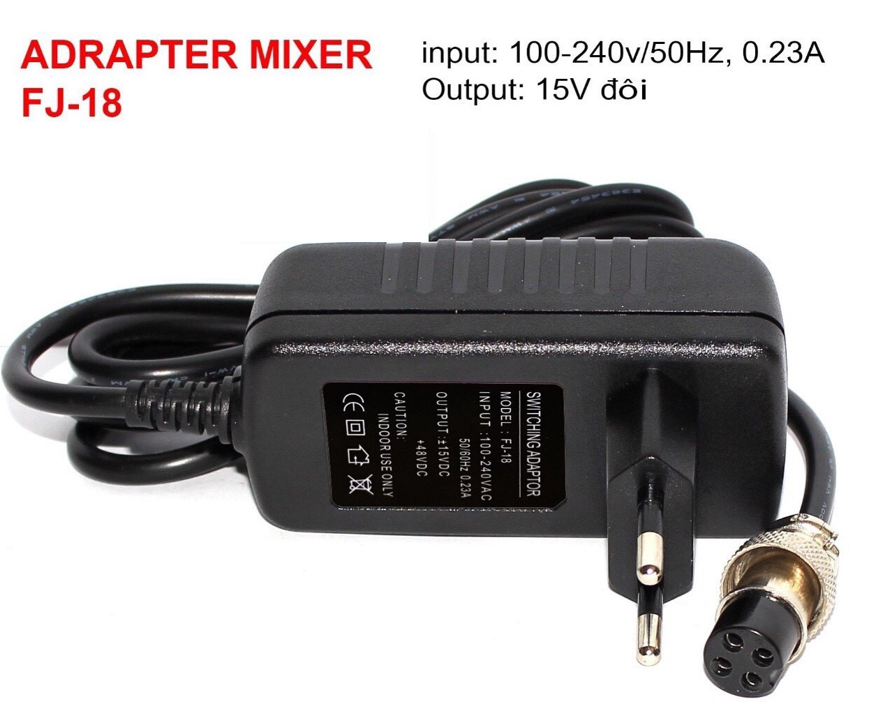 Adapter cho mixer FJ-18