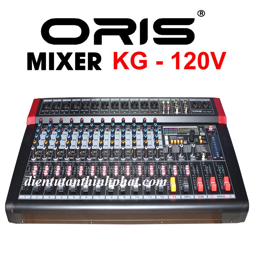 Bàn mixer karaoke oris KG-120V có bluetooth