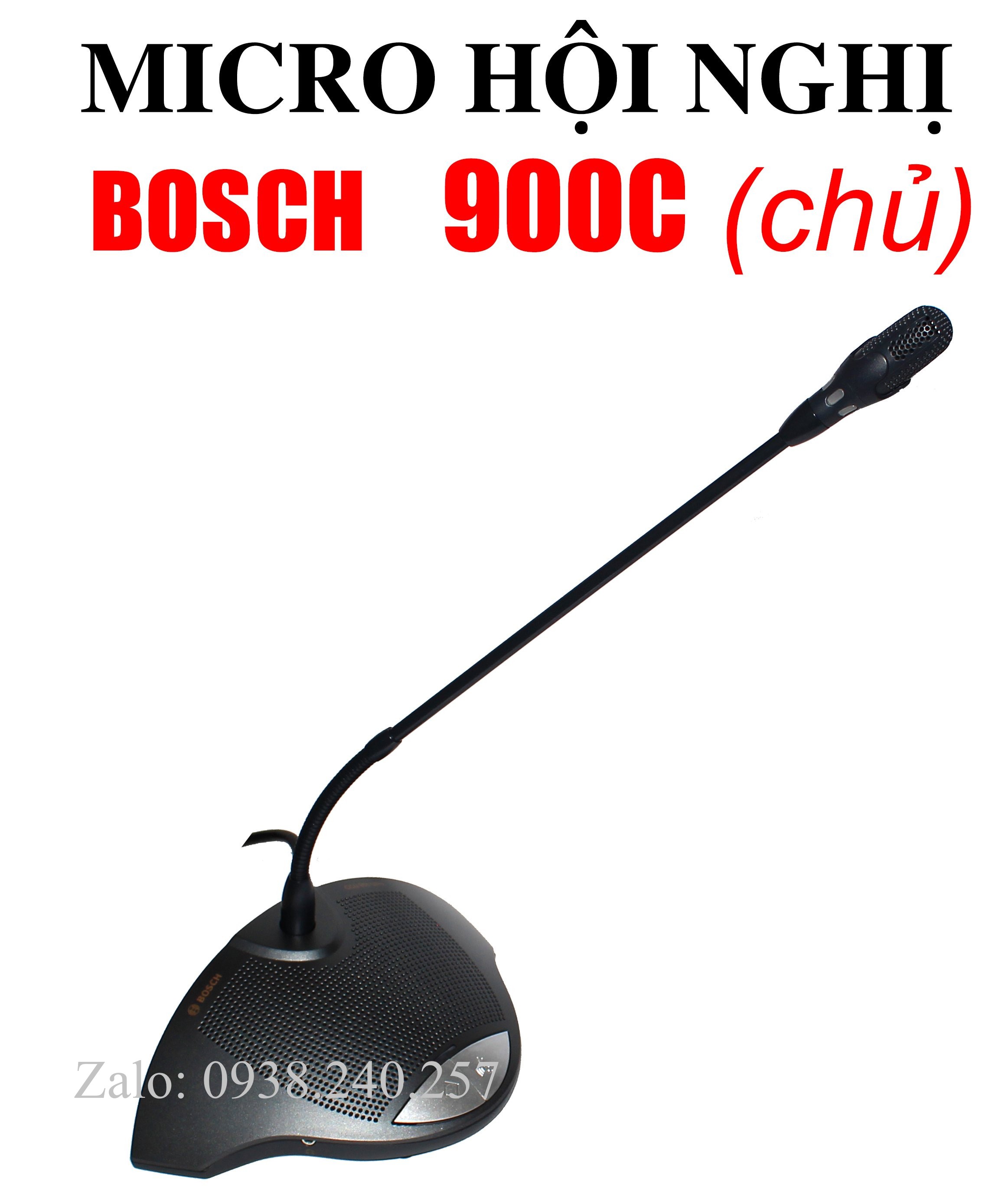 Micro hội nghị, tọa đàm, hội thảo Bosch 900C( cây micro chủ)