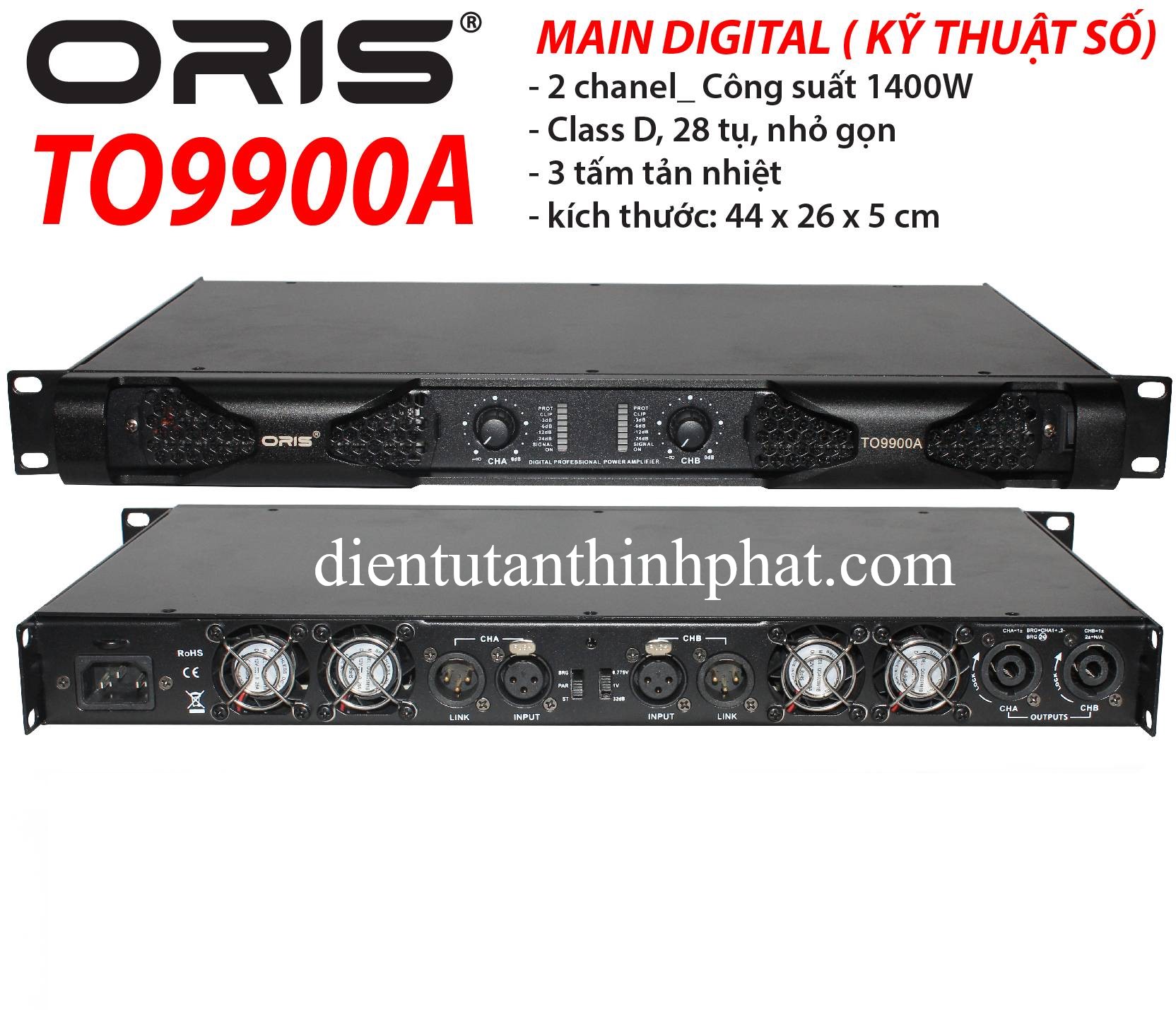 Main kỹ thuật số oris TO-9900A