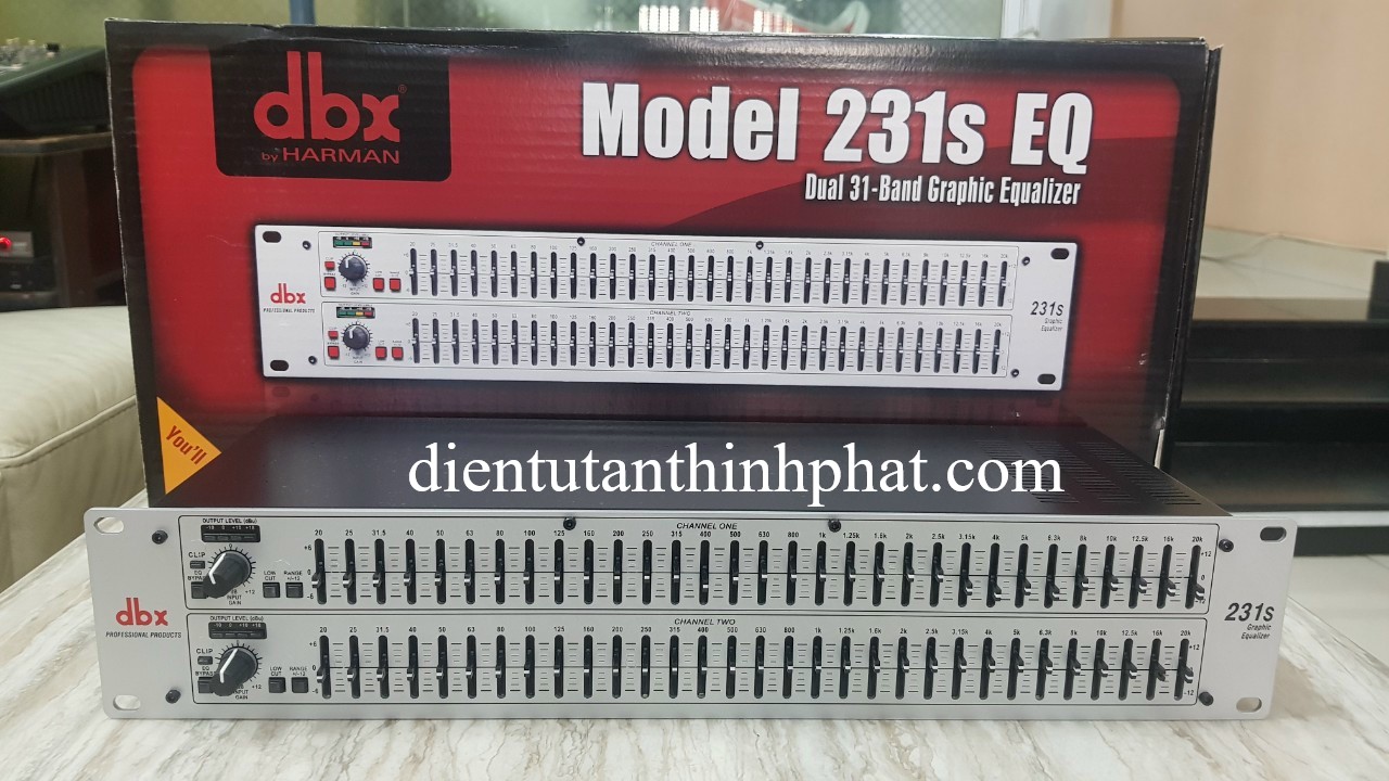 Equalizer dbx 231s hàng loại 1 có công tắc nguồn