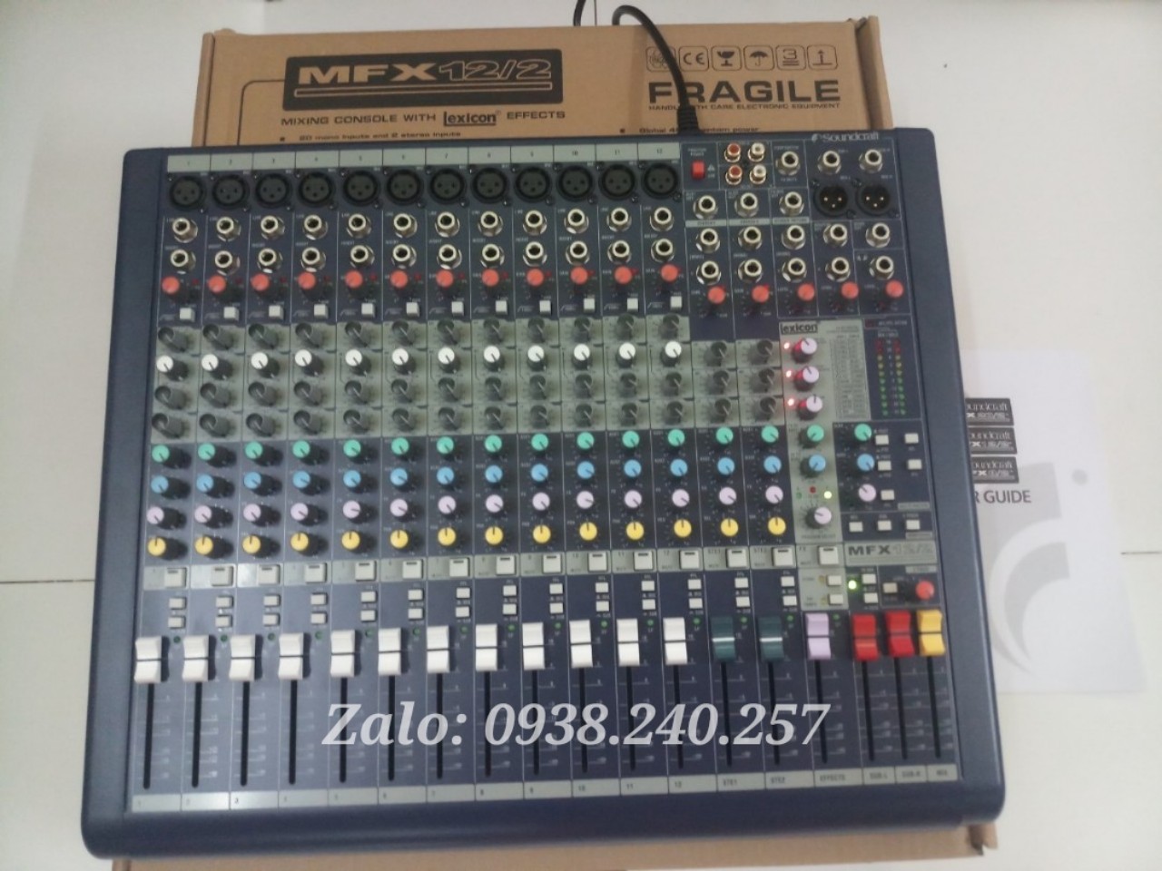 Mixer soundcraft mfx12/2 hàng loại 1