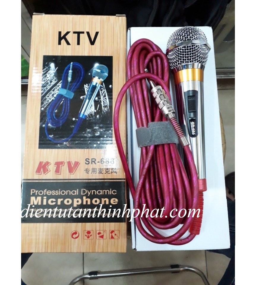 Micro có dây karaoke KTV SR-688