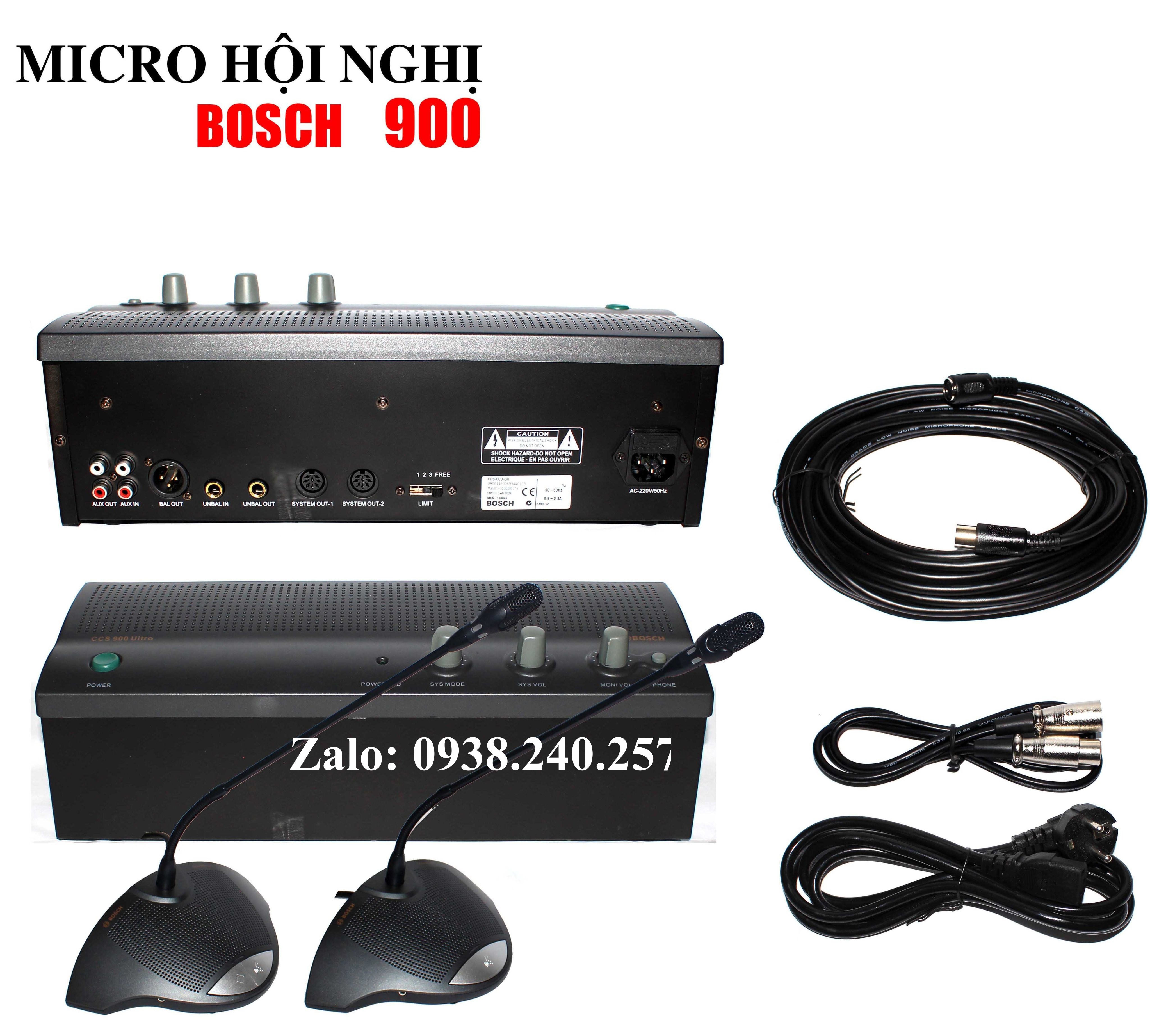 Máy trung tâm micro hội nghị Bosch CCS 900 Ultro
