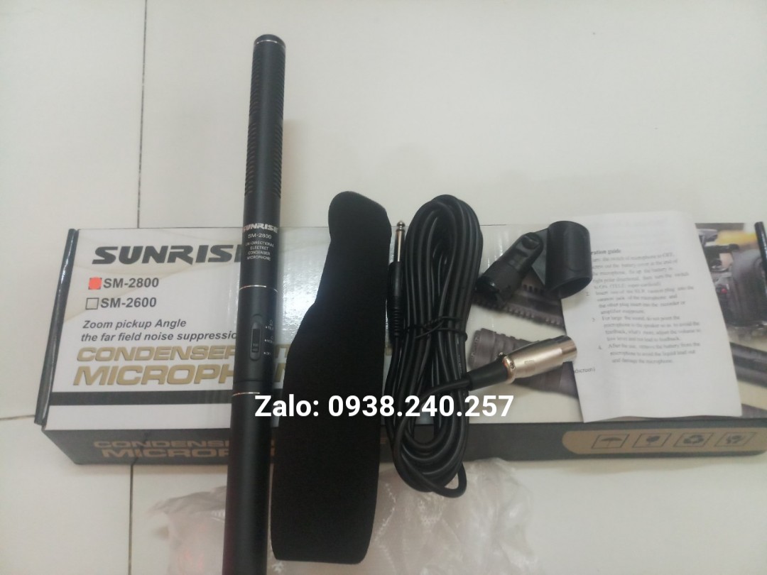 Micro hội nghị, phỏng vấn, quay phim sunrise sm-2800