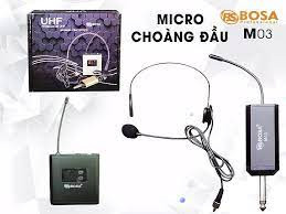 Micro đeo tai, choàng đầu có dây bosa M03 hàng chính hãng