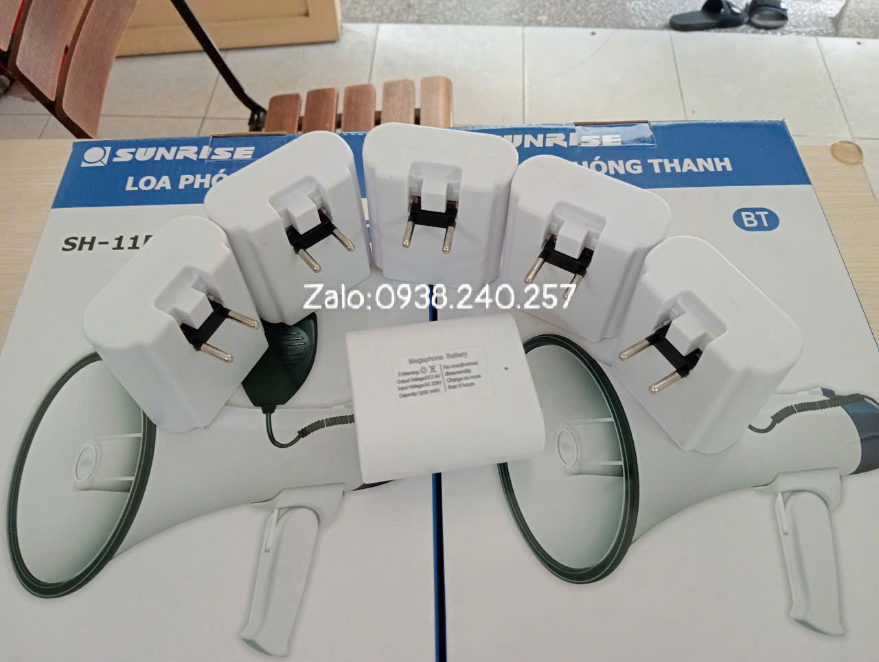 Pin loa phóng thanh sunrise SH11B