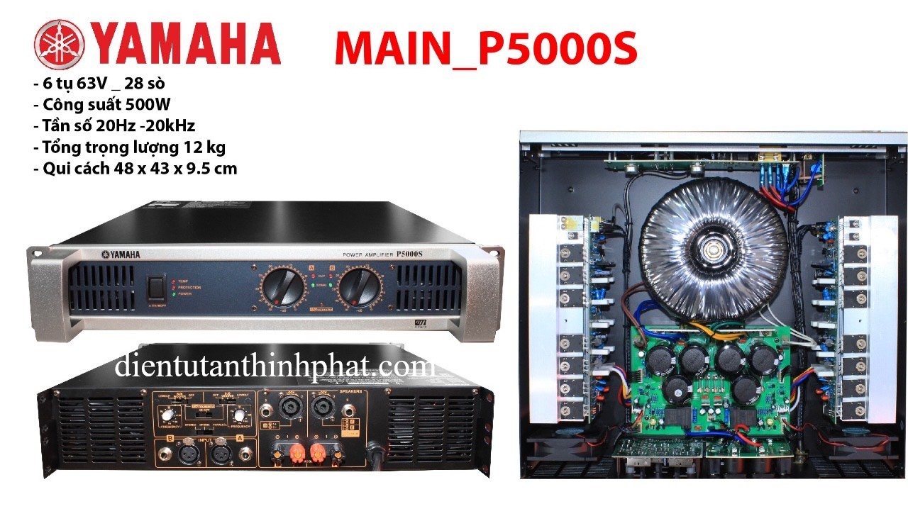 Bộ đẩy công suất yamaha P5000S 28 sò