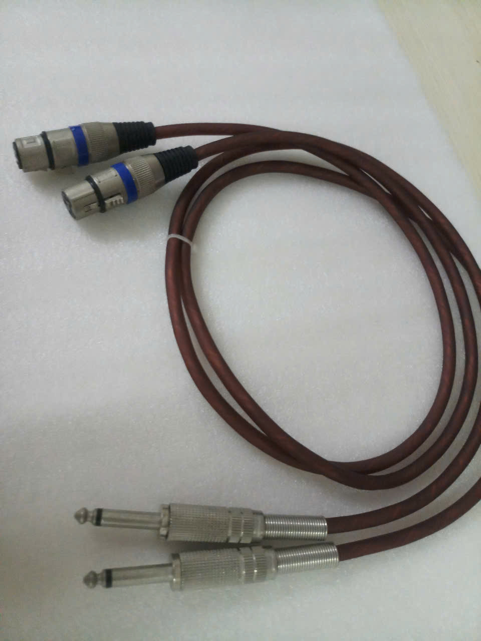 Dây canon Cái ra 6 ly, dây mềm dẻo, lõi đồng, dài 1m, giá 1 cặp